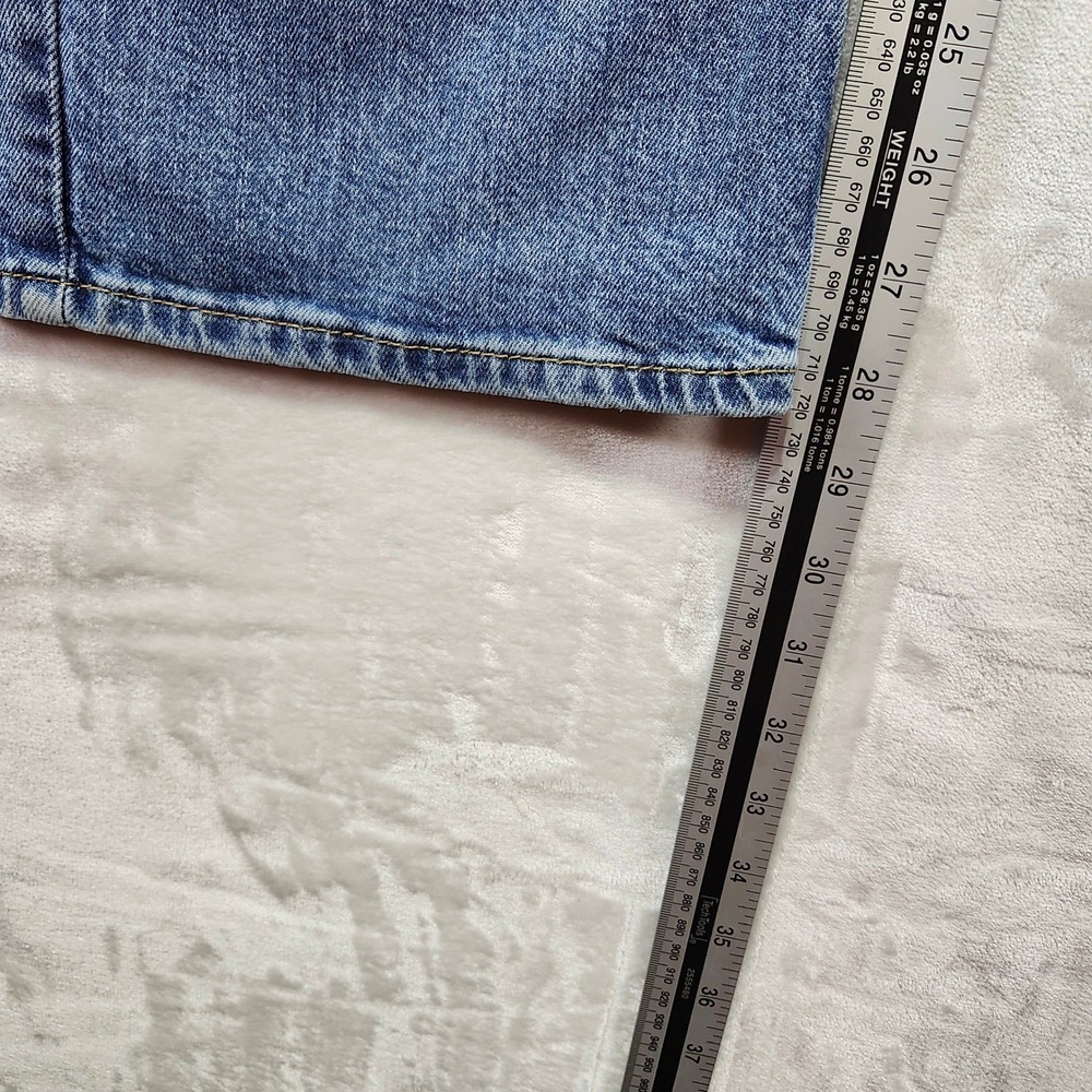 Levi's 514 Straight Fit Jeans Mens 42x30 Blue Excellent Medium Wash Denim - Picture 5 of 9